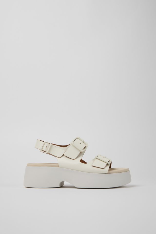Camper Tasha Buckled Leather Sandal #1