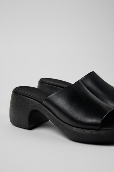 Camper Thelma Platform Slide Sandal In Black