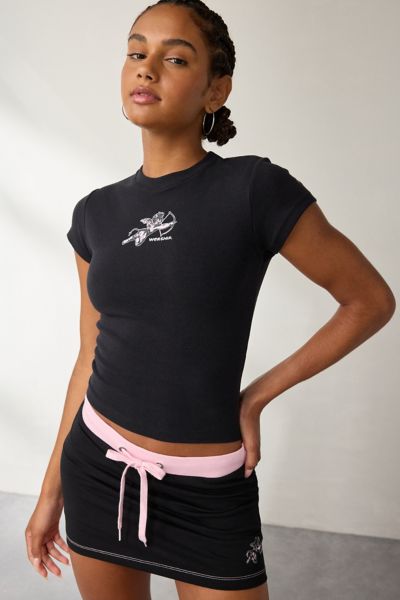 WORSHIP SUPPLIES Cherub Graphic Cap Sleeve Tee Product Page