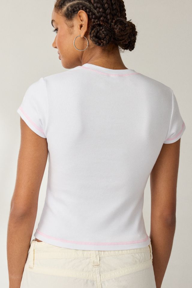 WORSHIP SUPPLIES Not Your Angel Graphic Baby Tee #3