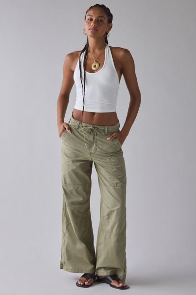 UO Alexandra Linen Cargo Pant | Urban Outfitters