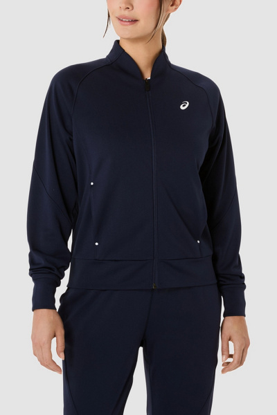 Asics Court Warm-up Tennis Jacket In Midnight, Women's At Urban ...