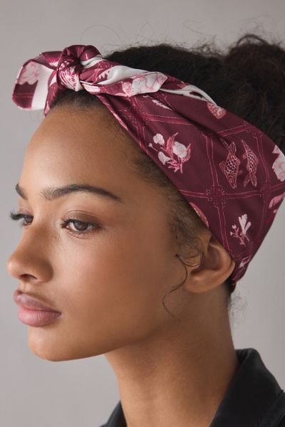 Boho Checkered Silky Scarf