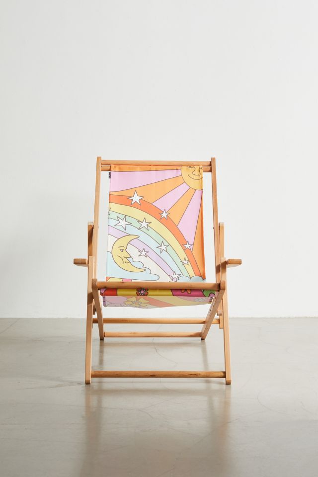 Marta Olga Klara Deny Retro Boho Print Outdoor Folding Chair #1