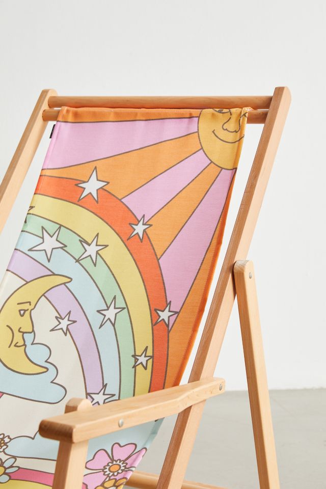 Marta Olga Klara Deny Retro Boho Print Outdoor Folding Chair #3