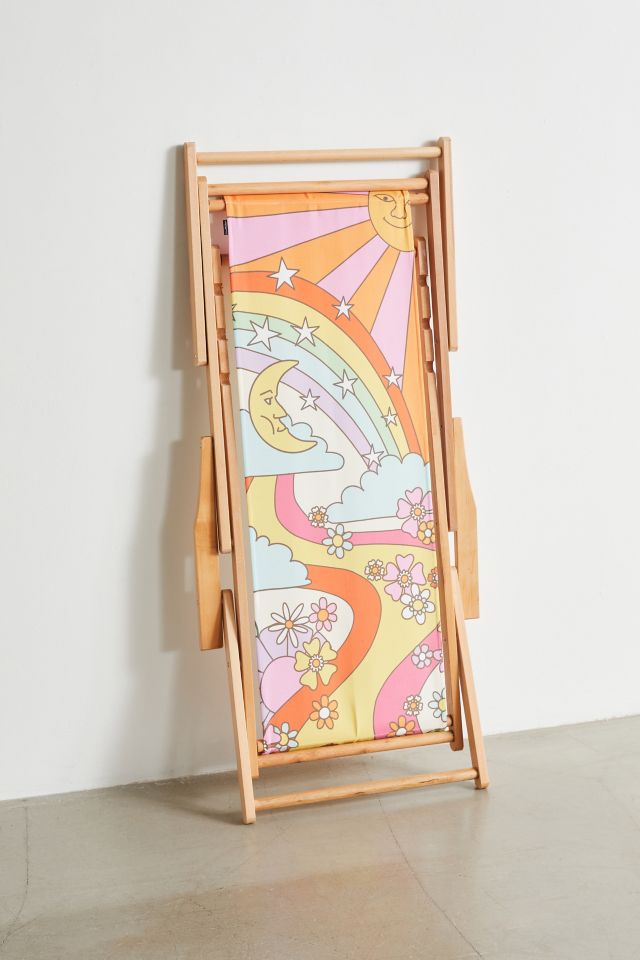 Marta Olga Klara Deny Retro Boho Print Outdoor Folding Chair #5