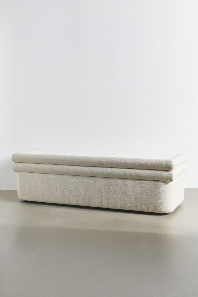Hampton Channel Stacked Upholstered Sofa #3
