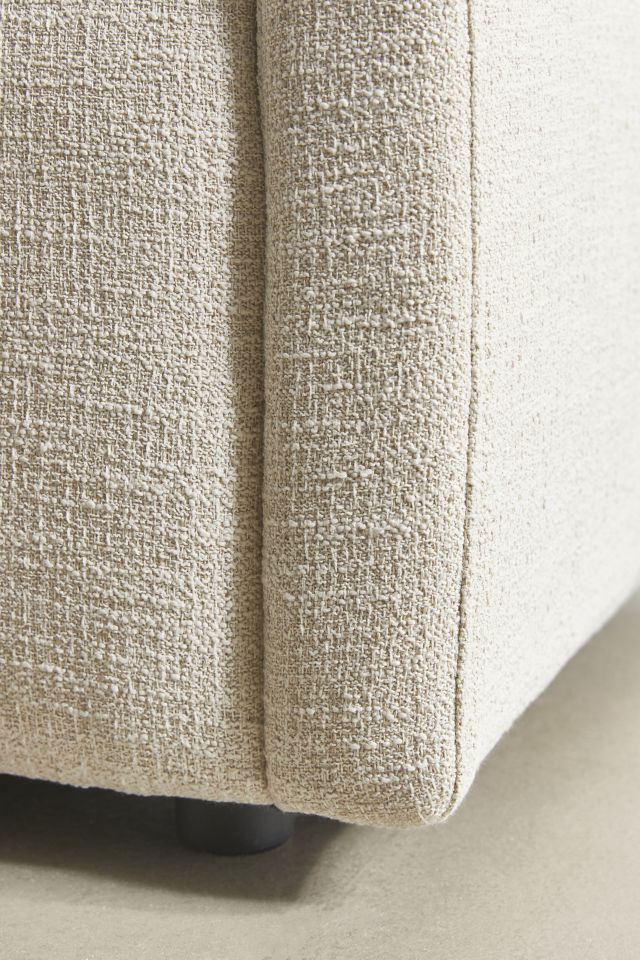 Hampton Channel Stacked Upholstered Sofa #5