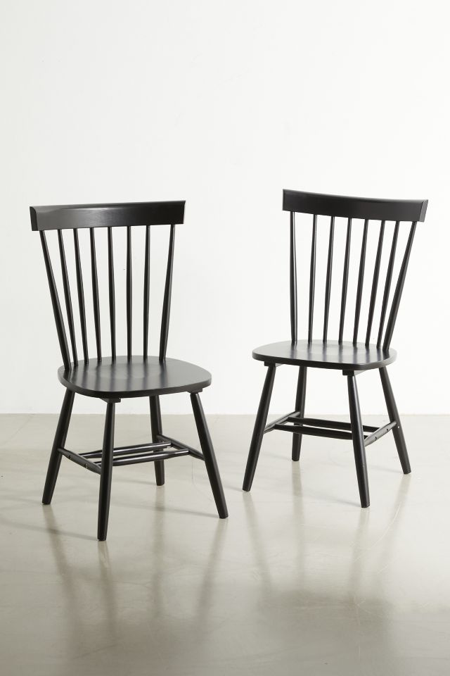 Spindle Back Dining Chair - Set Of 2 #1