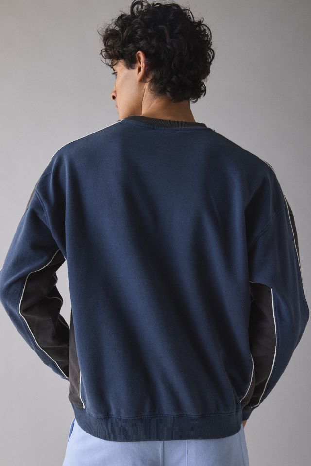 iets frans… Paneled Crew Neck Sweatshirt #1