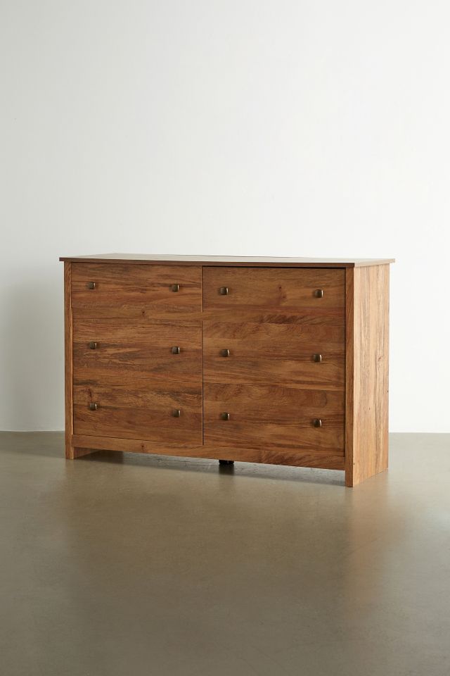 Sindoori Mango 57'' Bohemian Double Dresser with Deep Drawers