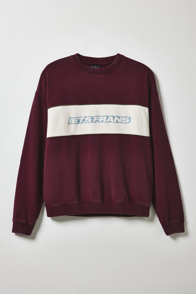 iets frans… Logo Panel Crew Neck Sweatshirt #1