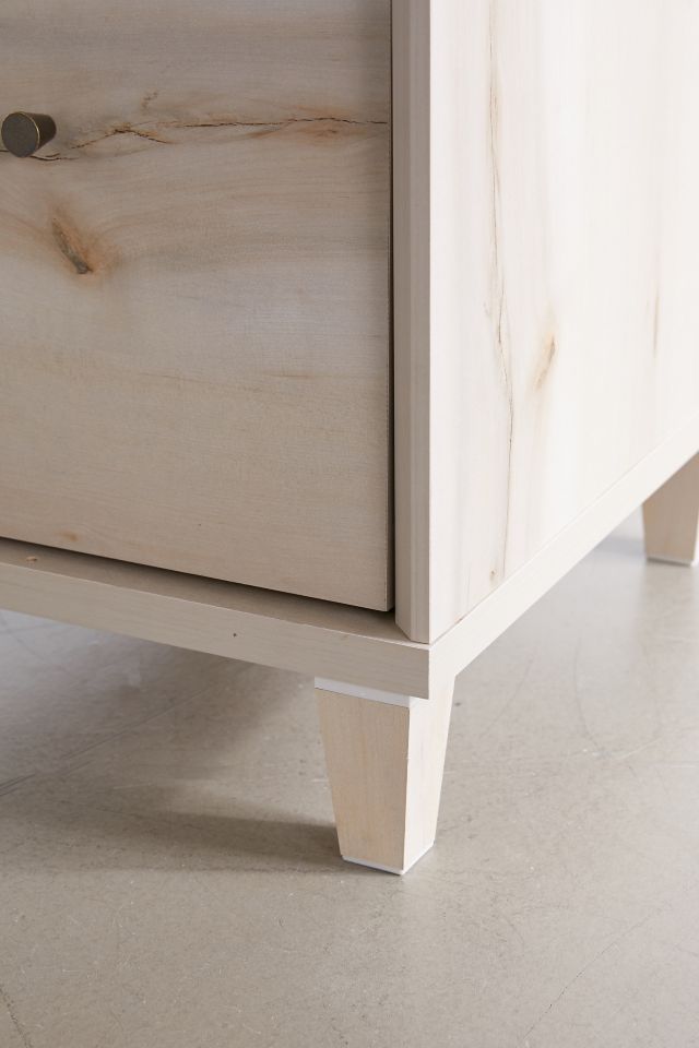 Pacific Maple Scandi-Inspired Desk with Built-In Storage