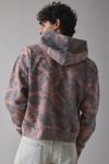 Woodland Camo Pattern Zip-Up Hoodie Sweatshirt