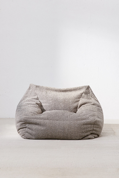 Cooper Faux Sheepskin Bean Bag Chair - Thumbnail 2