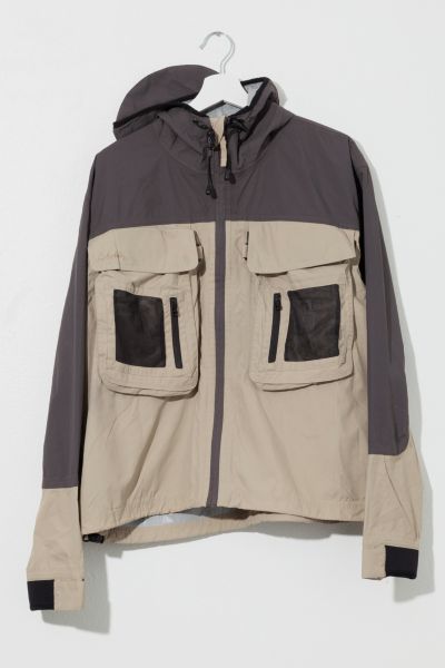 Vintage Y2K Two Tone Gray Fishing Utility Jacket
