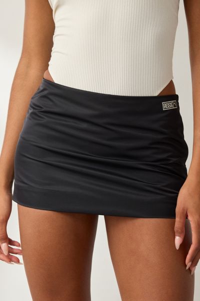 Puma X Rosé Low-rise Micro Mini Skirt In Black, Women's At Urban Outfitters