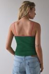 Cheeky Slogan Applique Graphic Cropped Cami