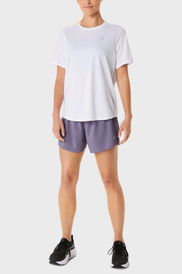 ASICS Silver 4in Running Short #1