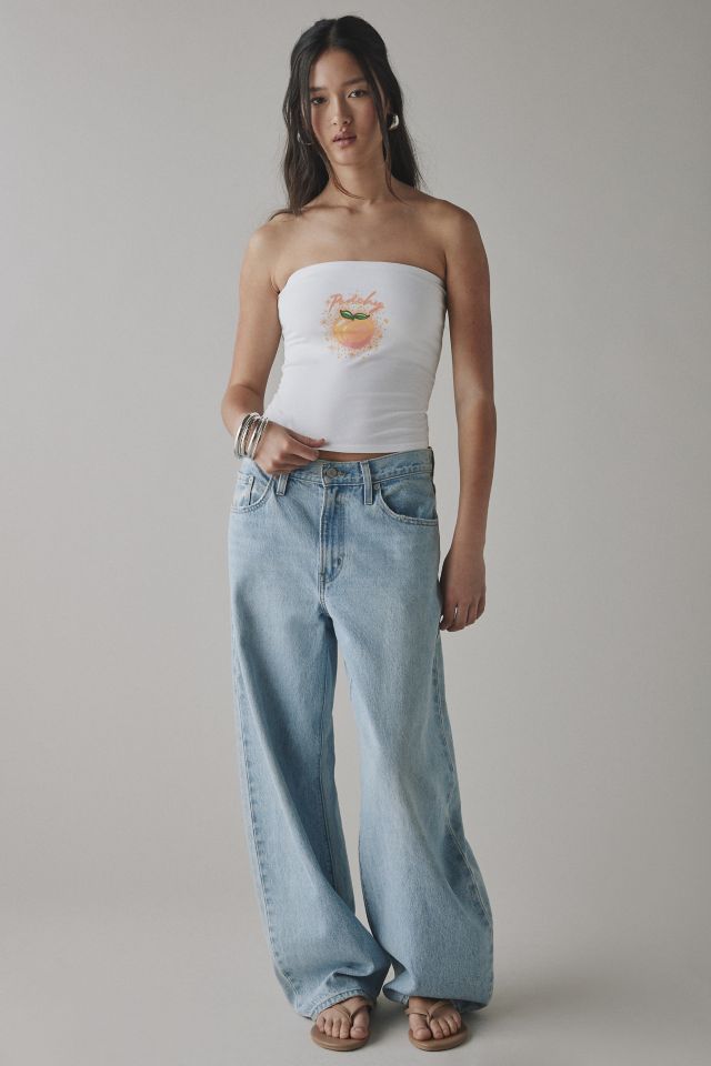 Freshly Picked Fruit Graphic Cropped Tube Top #2