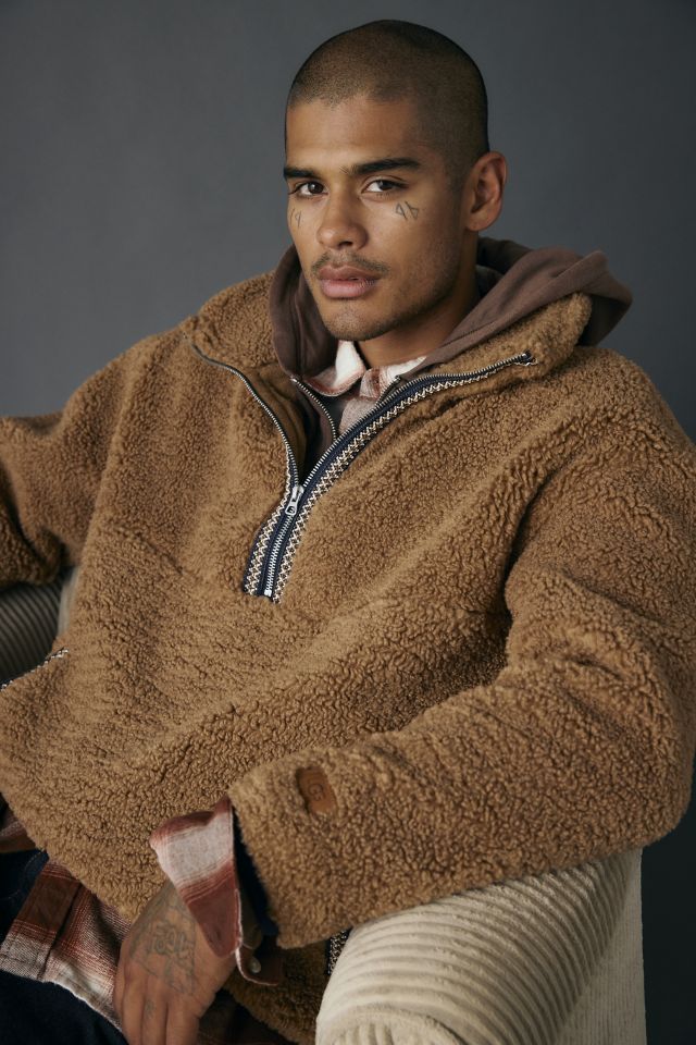 UGG Braid Fleece Half Zip Sweatshirt #4