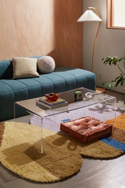 Urban Outfitters Zion Acrylic Coffee Table In Clear At