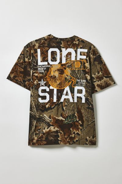 Lone Star Beer Graphic Camo Tee