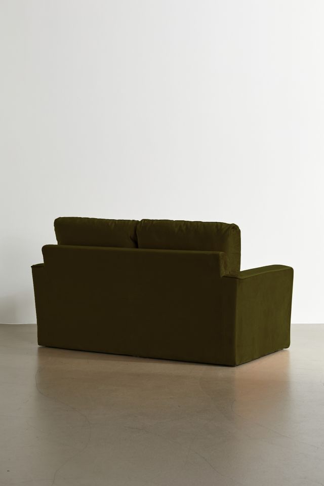 Gavin Upholstered Velvet 2-Seater Sleeper Sofa #5