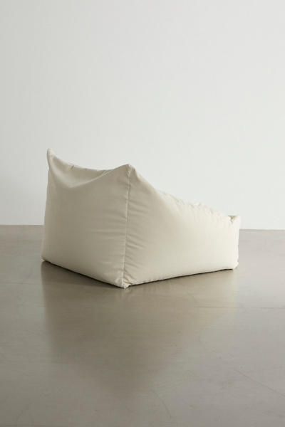 Cooper Velvet Bean Bag Chair - Thumbnail 2