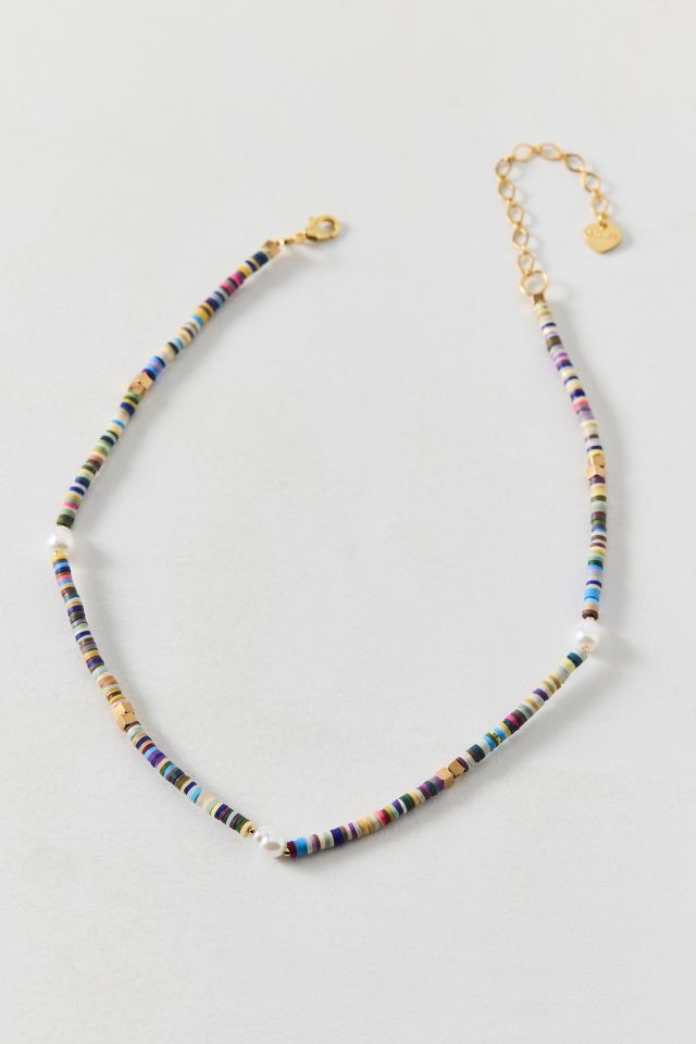 Pearl Colorful Beaded Necklace #1