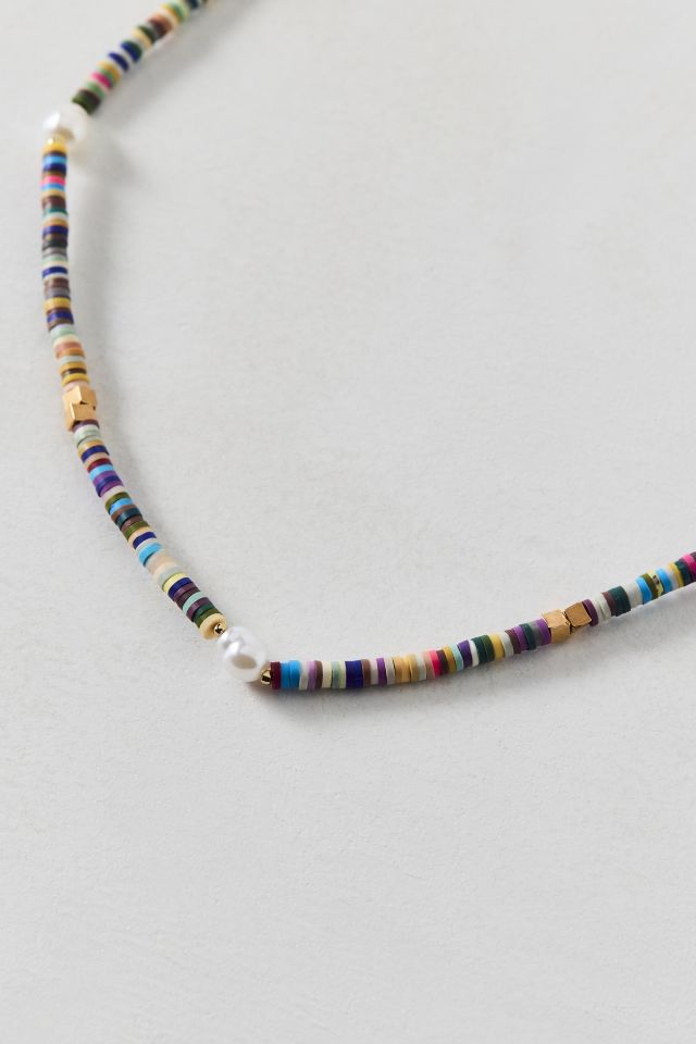 Pearl Colorful Beaded Necklace #2