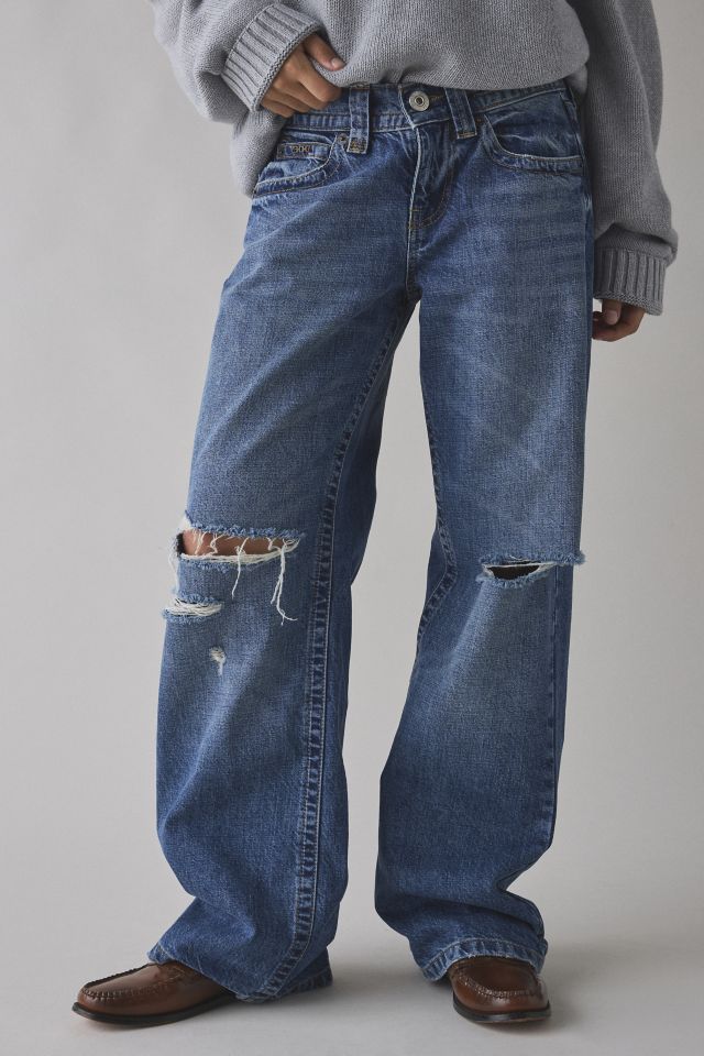 BDG Kayla Destructed Low-Rise Jean #1