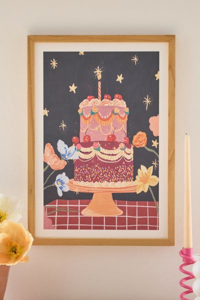 Gigi Rosado Cherries On Top Art Print