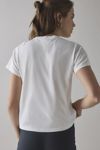 Amour Polka Dot Hearts Applique Graphic Slim Tee