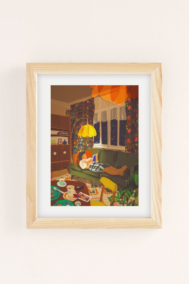 Impression artistique Gigi Rosado – Lectrice du soir #1