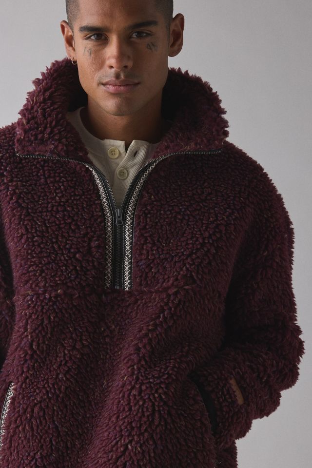 Veste en molleton à poil long UGG UGGbraid Confetti #4