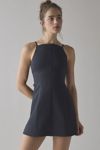 Kimchi Blue Becca Open Tie-Back Fit-And-Flare Mini Dress