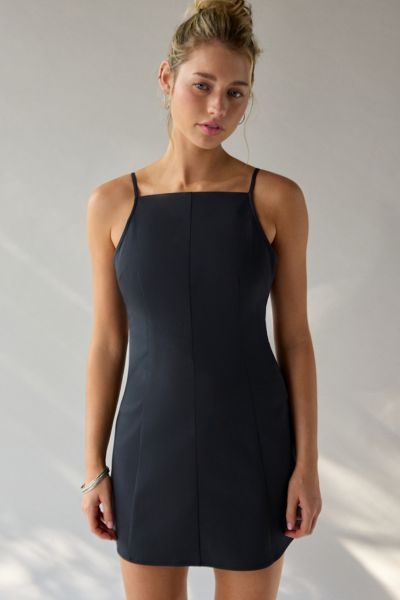 Kimchi Blue Becca Open Tie-Back Fit-And-Flare Mini Dress