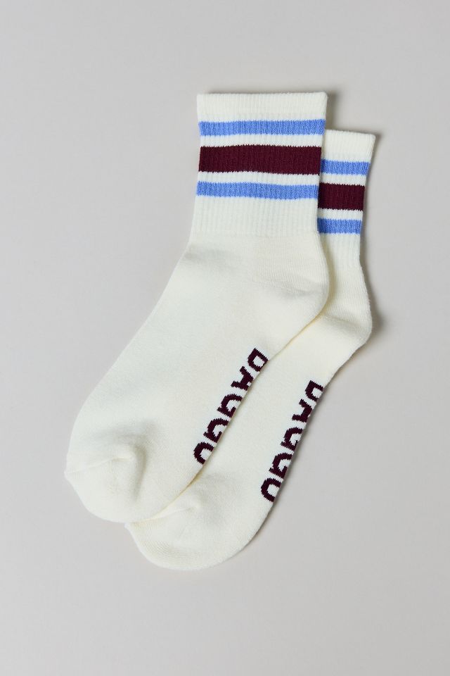BAGGU Striped Ribbed Sock #1