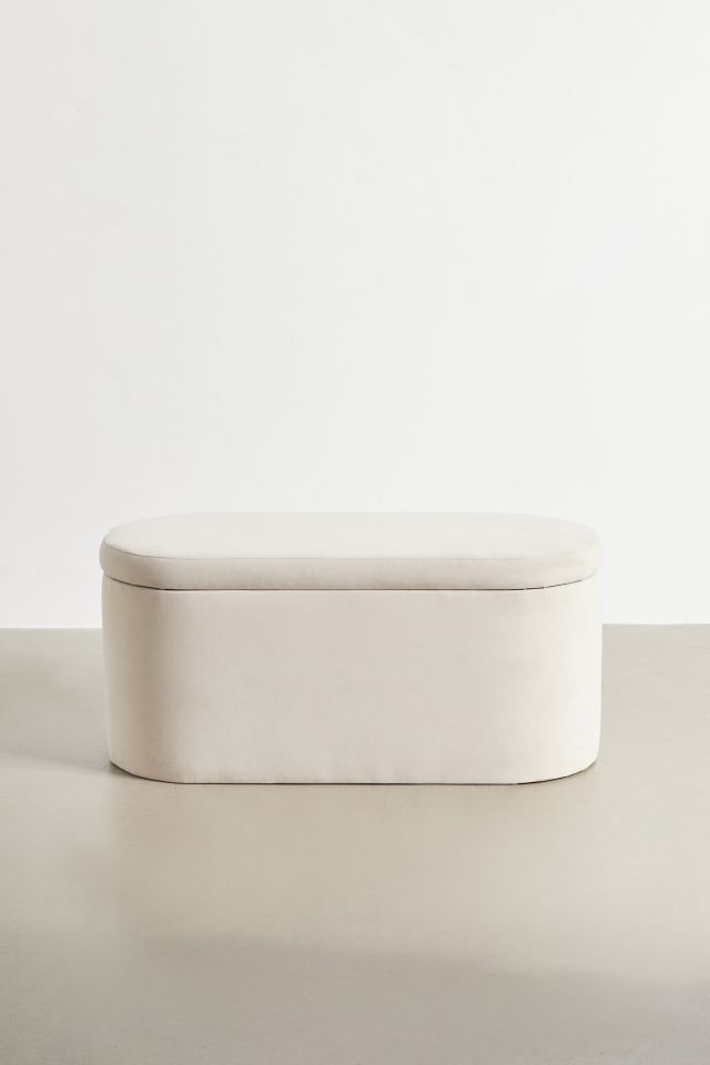 Shae Velvet Storage Bench #1