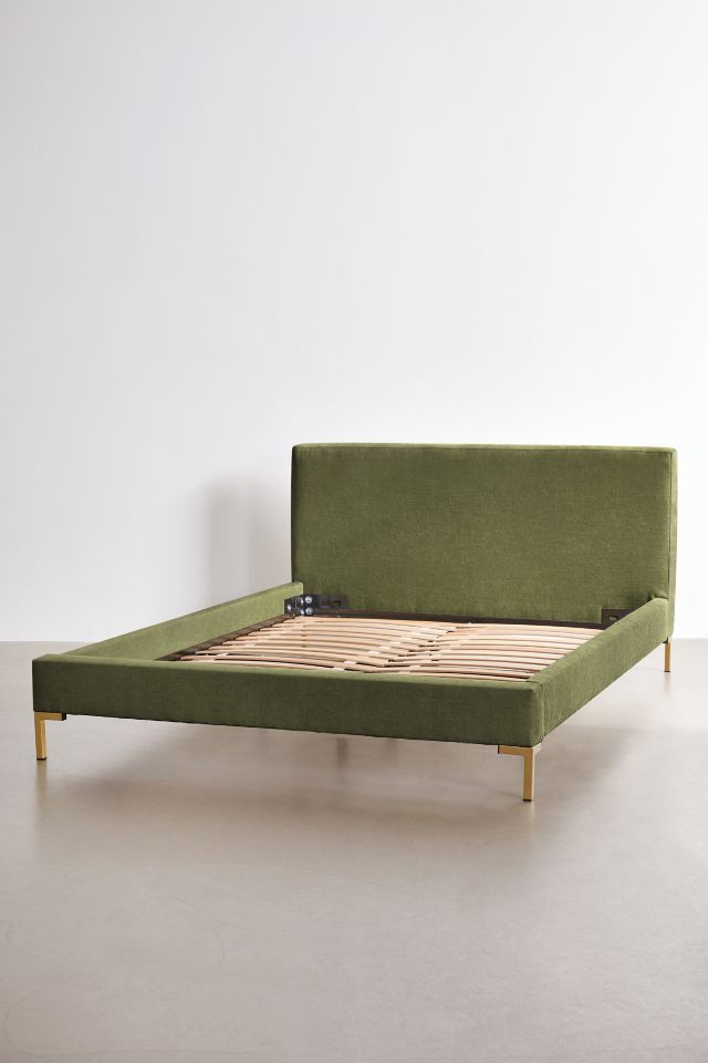 Rosalie Woven Crosshatch Platform Bed #1