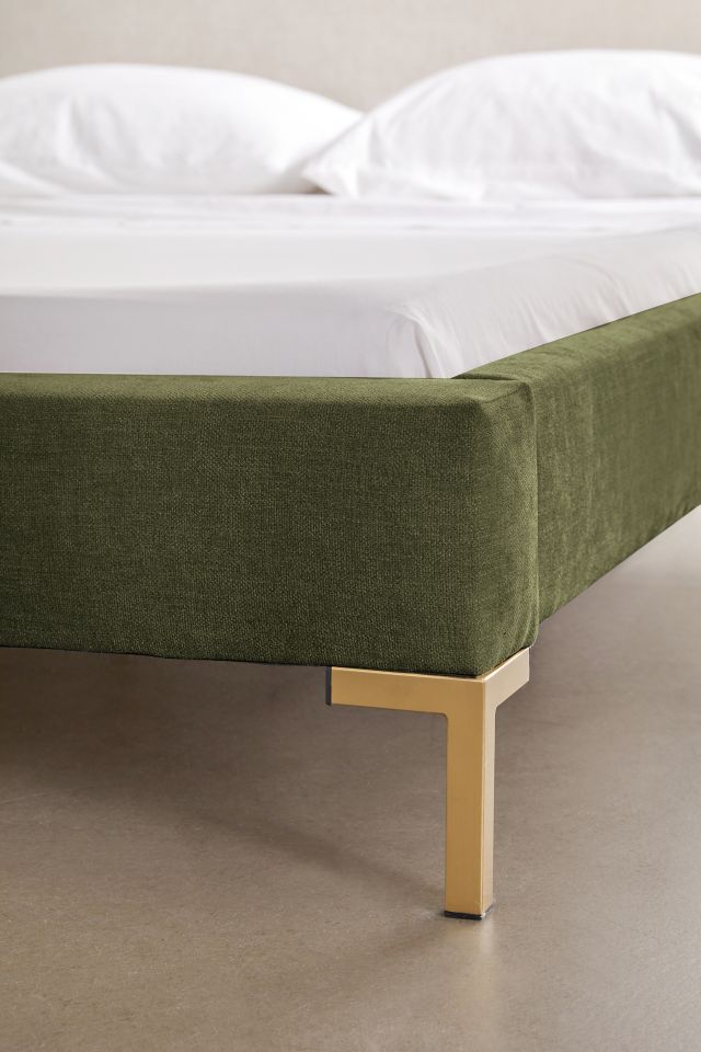 Rosalie Woven Crosshatch Platform Bed #2