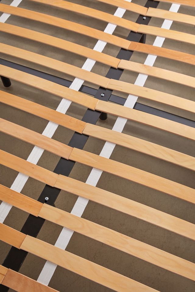 Rosalie Woven Crosshatch Platform Bed #3