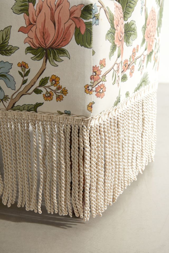 Josie Floral Fringe Lounge Chair #5