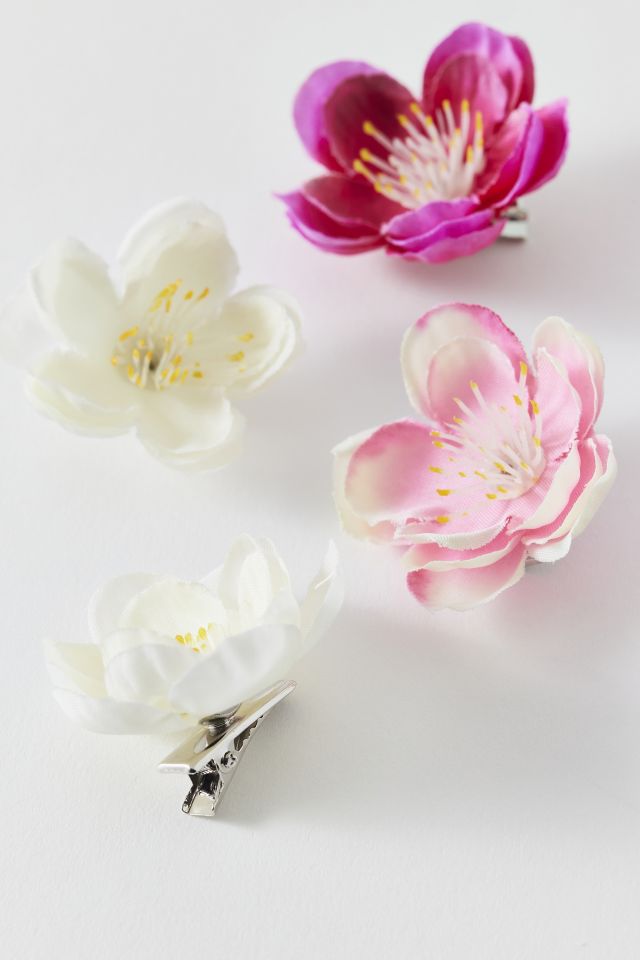 Mini Tropical Flowers Hair Clip Set #2