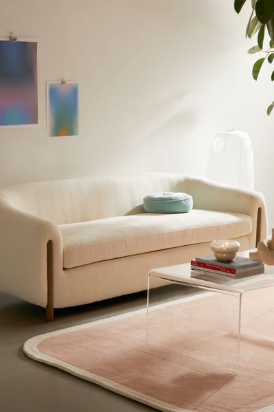 Greta Recycled Leather XL Sleeper Sofa