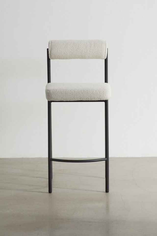 Liv Upholstered Boucle Counter Stool - Set Of 2 #1