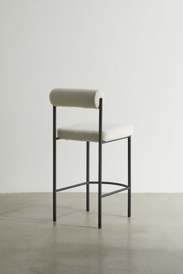 Liv Upholstered Boucle Counter Stool - Set Of 2 #4