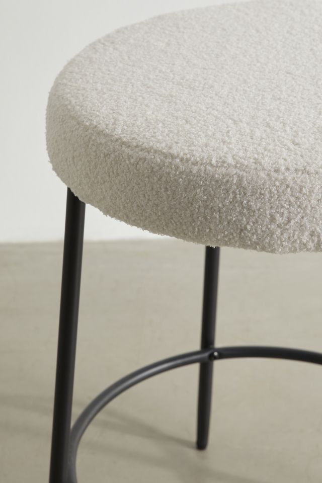 Biancac Upholstered Boucle Bar Stool - Set Of 2 #3