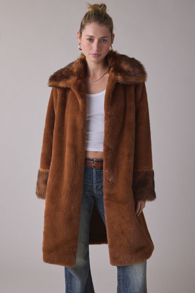 Unreal Fur Timeless Long Faux Fur Coat #2